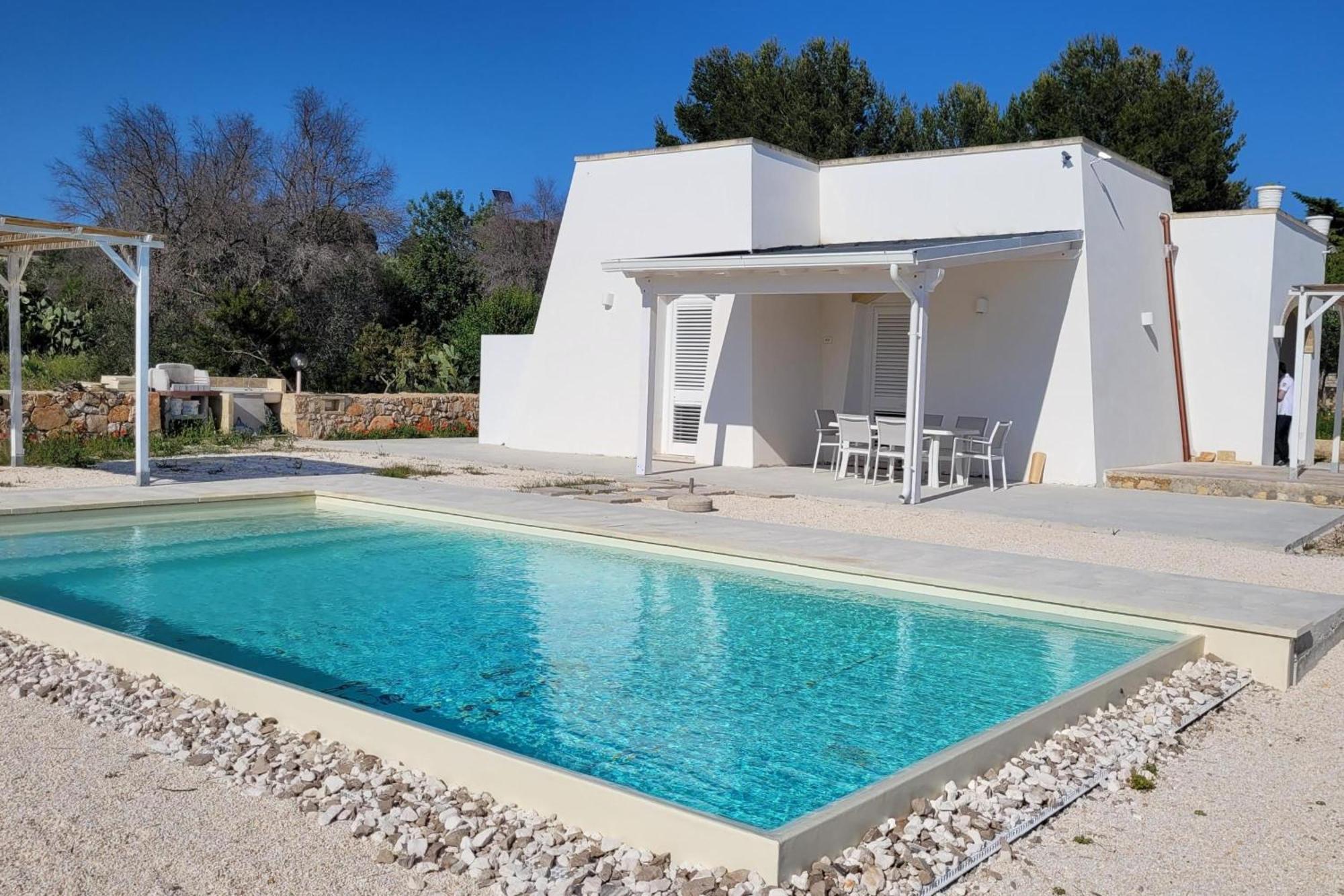 Pescoluse With Pool And Sea View - Happy Apartment *